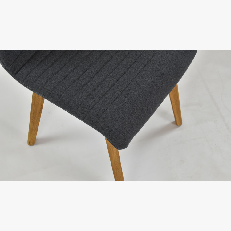 AKCE Židle do kuchyně - antracit , Arosa - Lara Design , Jídelní židle- 7