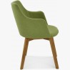 Židle s područkami - Bella, Lady zelená , Jídelní židle- 3