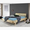 Organická manželská postel Greta, masív dub 160 x 200 cm , Manželské postele z masivu- 10