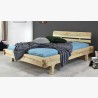 Organická manželská postel Greta, masív dub 160 x 200 cm , Manželské postele z masivu- 11