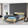 Organická manželská postel Greta, masív dub 160 x 200 cm , Manželské postele z masivu- 12