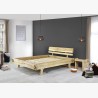 Organická manželská postel Greta, masív dub 160 x 200 cm , Manželské postele z masivu- 13