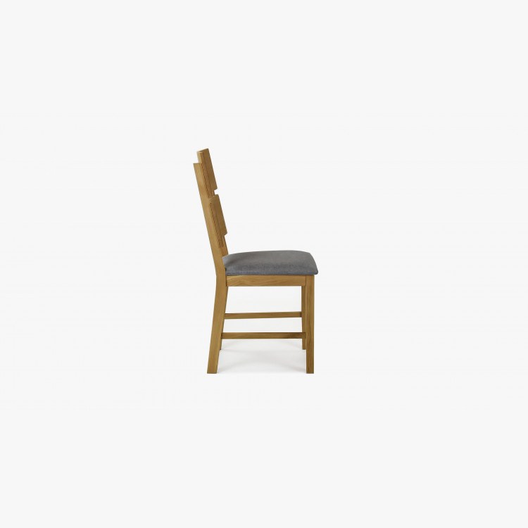 Dubová židle Nora - šedá- MEGA akce