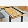 Rozkládací stůl dubový - kovové nohy, Rennes 180-280 x 90 cm , Rozkládací jídelní stoly- 6