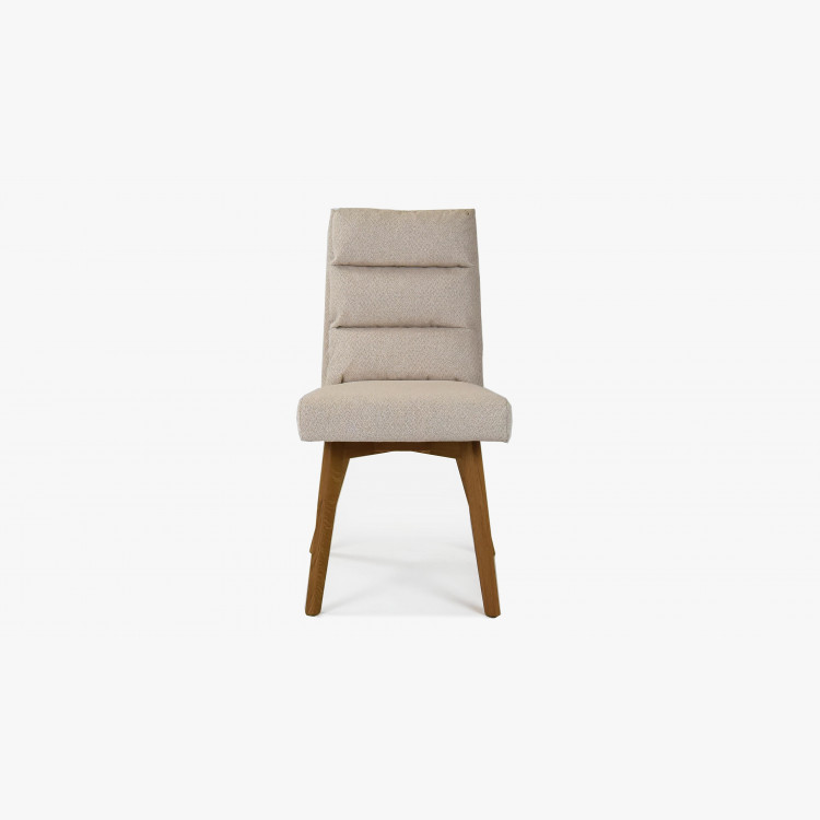 Pohodlná židle, nohy dub béžová Kampa , Jídelní židle- 3
