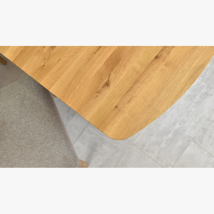 Designový masivní dubový stůl rozkládací, Anor