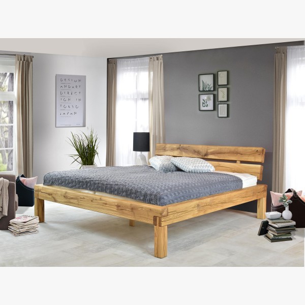 Dubová postel z masivu 180 cm, Ernad