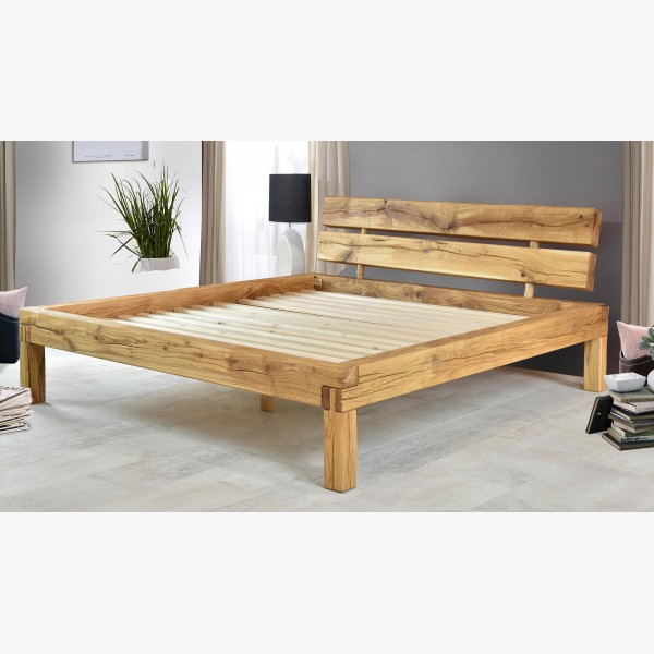 Dubová postel z masivu 180 cm, Ernad