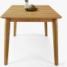 Stůl masiv dub 140 x 90, Liam , Dřevěné jídelní stoly- 4