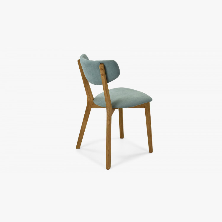 Látková židle - nohy dub, Amisa světle zelená , Jídelní židle- 4