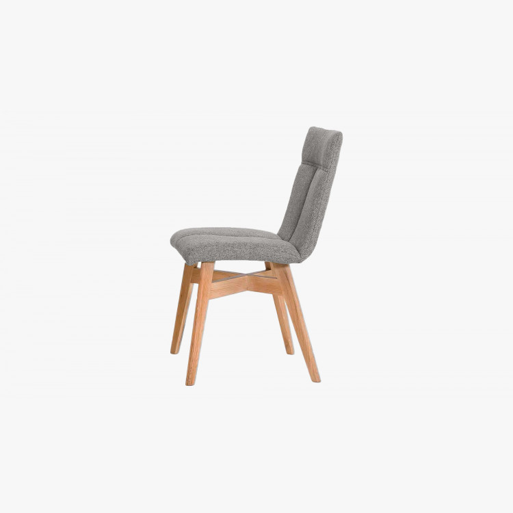 Jídelní židle skandinávský styl, světle šedá Arona , Jídelna- 4