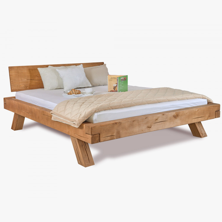 Dřevěná postel z trámů Miky 160 x 200 cm , Postele z trámů- 1