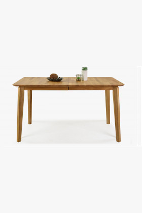 Rozkládací stůl dub masiv, Liam XL 160-200 x 90 cm