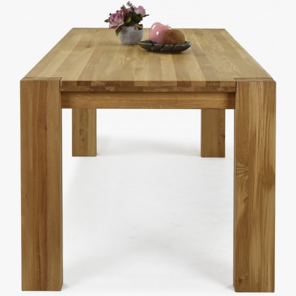 Jídelní stůl z masivu dub , Zlatko 180 x 90 cm , Dubové jídelní stoly- 3