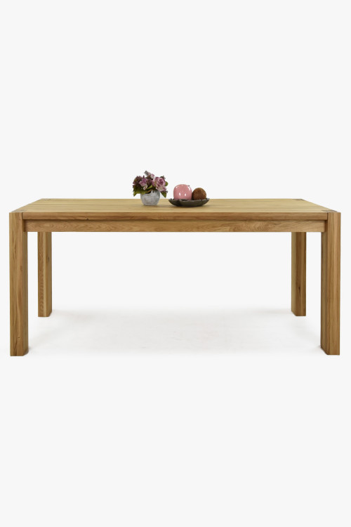 Jídelní stůl z masivu dub , Zlatko 180 x 90 cm , Dubové jídelní stoly- 1