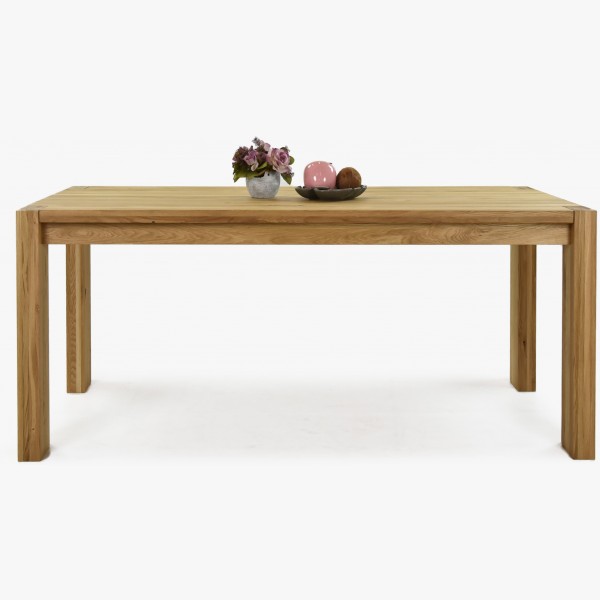 Jídelní stůl z masivu dub , Zlatko 200 x 100 cm , Dubové jídelní stoly- 1