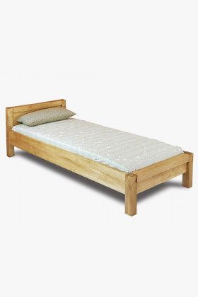 Moderní jednolůžková postel masiv barva Antic,  90 x 200 cm , Jednolůžkové postele- 1