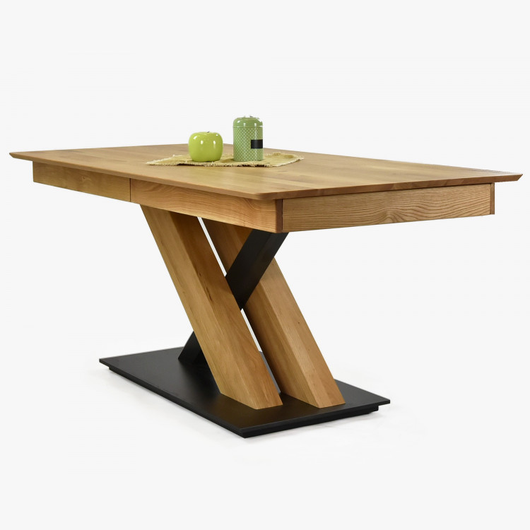 Jídelní stůl s jednou nohou, dub masiv, Tondern XL , Jídelní stoly- 3