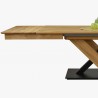 Jídelní stůl s jednou nohou, dub masiv, Tondern XL , Jídelní stoly- 7