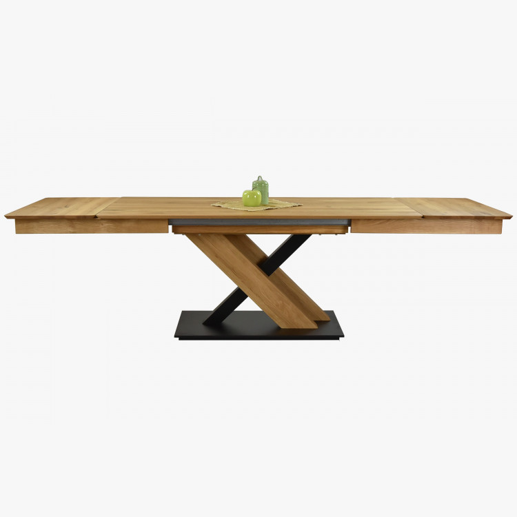 Jídelní stůl s jednou nohou, dub masiv, Tondern XL , Jídelní stoly- 8