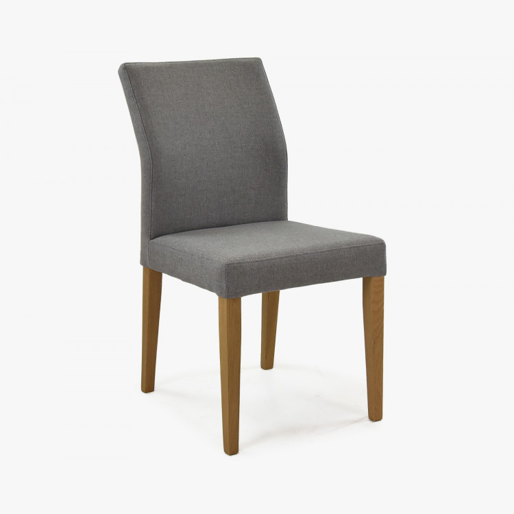Moderní židle čaluněná šedá, Skagen , Jídelní židle- 1