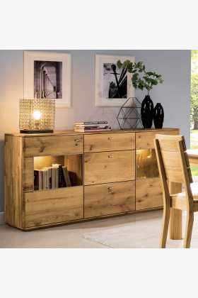 Luxusní komoda z dubu do obýváku,  Texas Typ 49 , Komody- 1 2