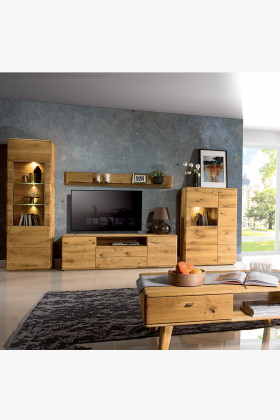 Luxusní nábytek do obývacího pokoje dub masiv, Texas / Texas , Obývací  sestavy- 1 2