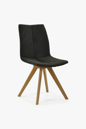 Jídelní židle, dřevěný nohy tmavě hnědá - Tokio , Jídelní židle- 1