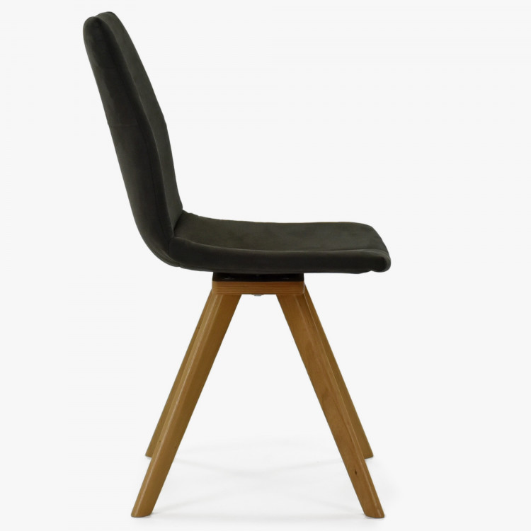 Jídelní židle, dřevěný nohy tmavě hnědá - Tokio , Jídelní židle- 3