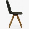Jídelní židle, dřevěný nohy tmavě hnědá - Tokio , Jídelní židle- 3