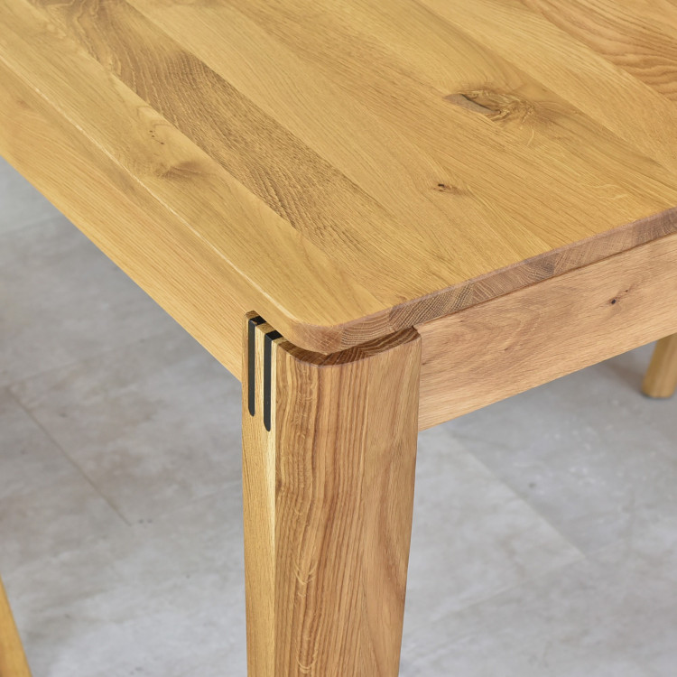 Stůl z masivu rozkládací dub, Kolding 140-220 x 90 cm , Jídelní stoly- 4