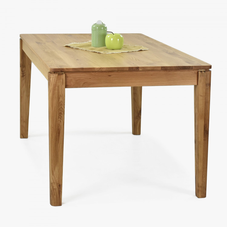 Stůl z masivu rozkládací dub, Kolding 140-220 x 90 cm , Jídelní stoly- 8