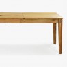 Stůl z masivu rozkládací dub, Kolding 160-240 x 90 cm , Jídelní stoly- 5