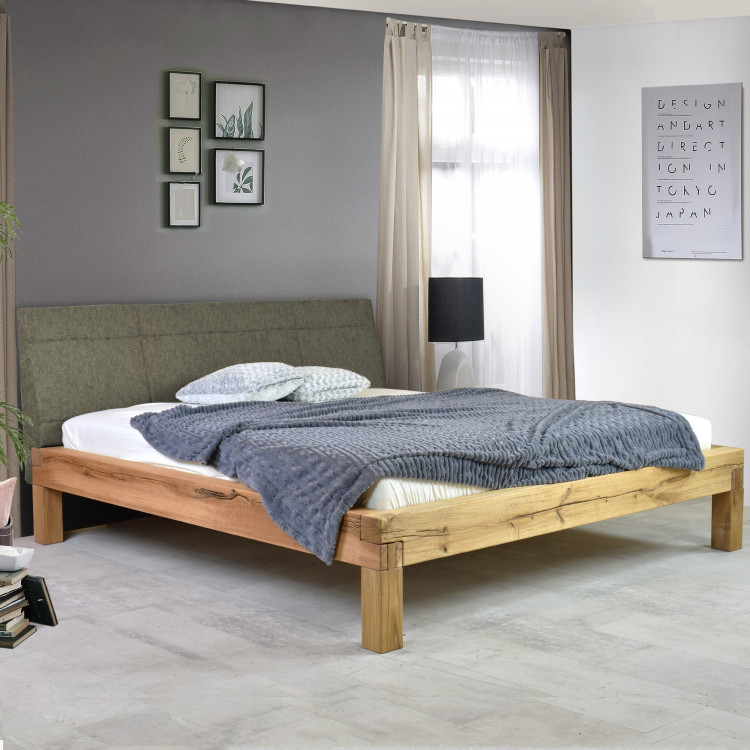 Dubová postel z masivu Adam 180 x 200 cm , Manželské postele z masivu- 1