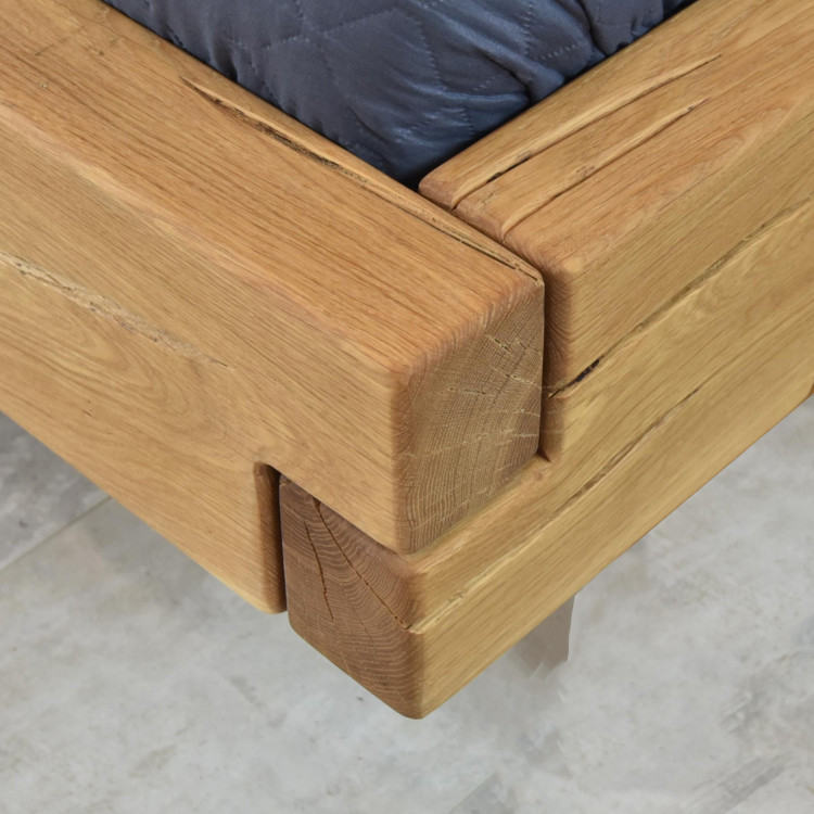 Dřevěná dubová postel 180 x 200 Miky , Postele z trámů- 2