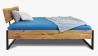 Manželská postel masiv dub IRON - kovové nohy 180 x 200 cm , Manželské postele z masivu- 5