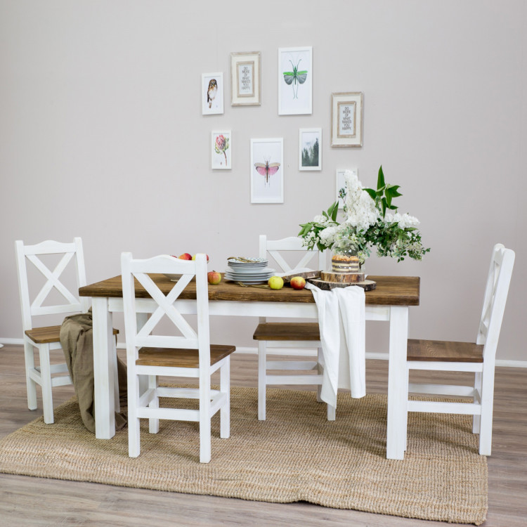 Jídelní stůl provence + židle , Provence nábytek- 1