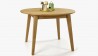Kulatý dřevěný stůl a židle , Jídelní sety- 3