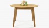 Kulatý dřevěný stůl a židle , Jídelní sety- 5