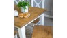 Dřevěný provence jídelní stůl bílo hnědý 140 x 80 cm, Lille , Jídelní stoly- 2