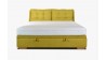 Látková postel 180 x 200 s úložným prostorem žlutá, Novi , Postele- 14