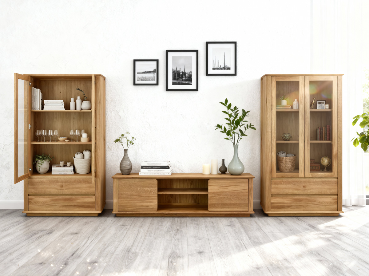 Kollektion Monaco &ndash; Premium-Eichenm&ouml;bel f&uuml;rs Wohnzimmer