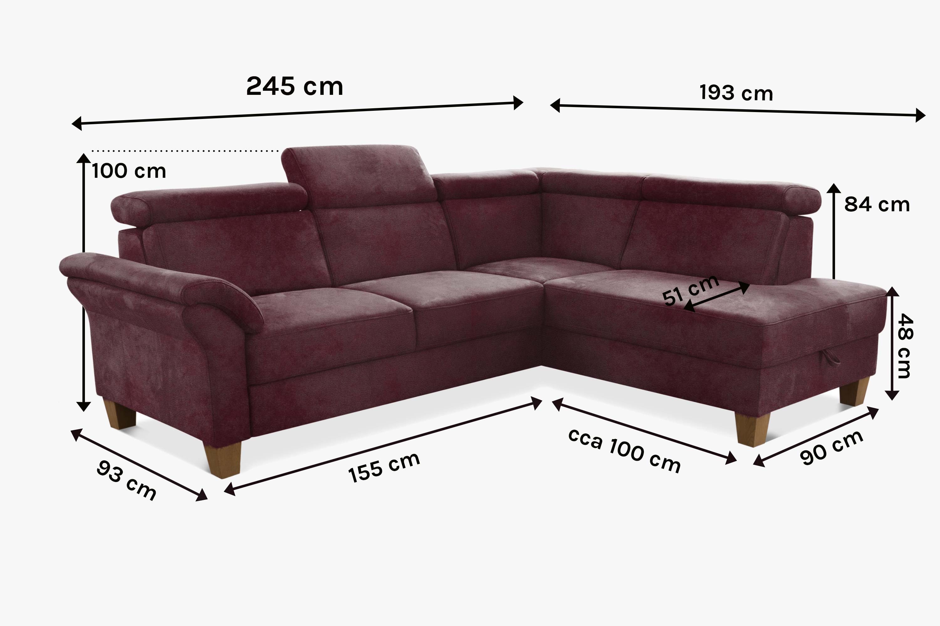 ecksofa arngast abmessungen