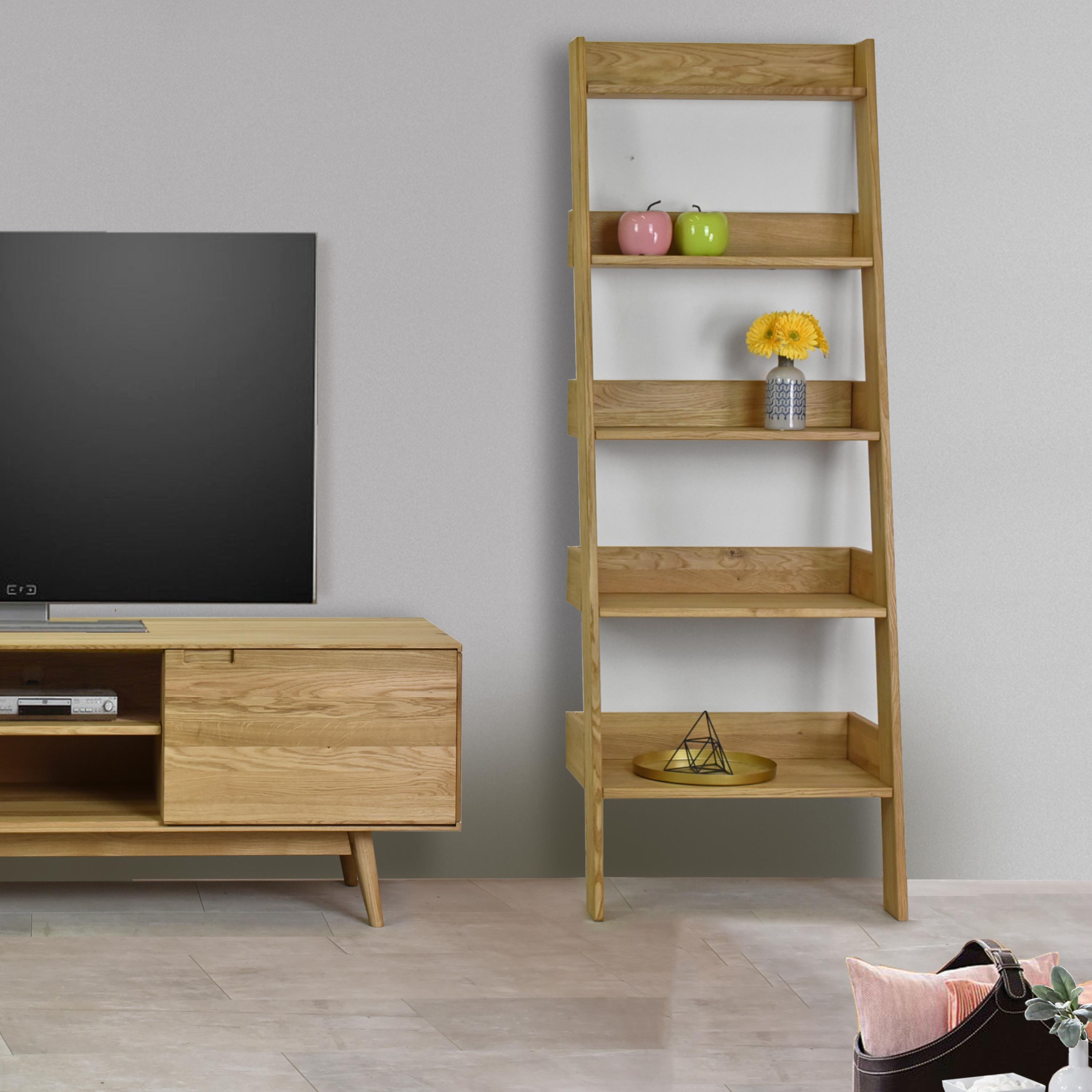Massivholzregal aus Eiche