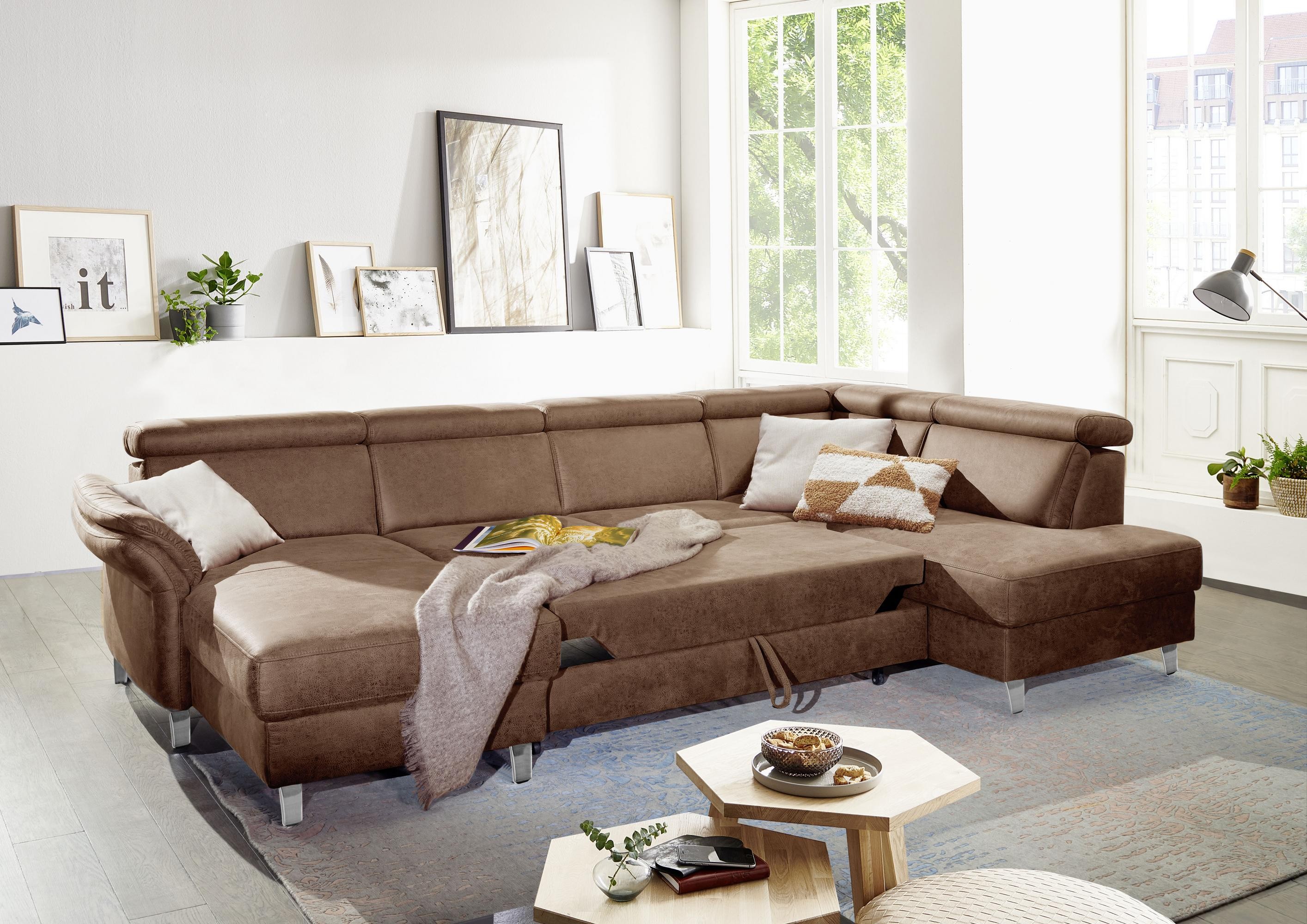 Veľká sedačka v tvare U na nožičkách Arnga