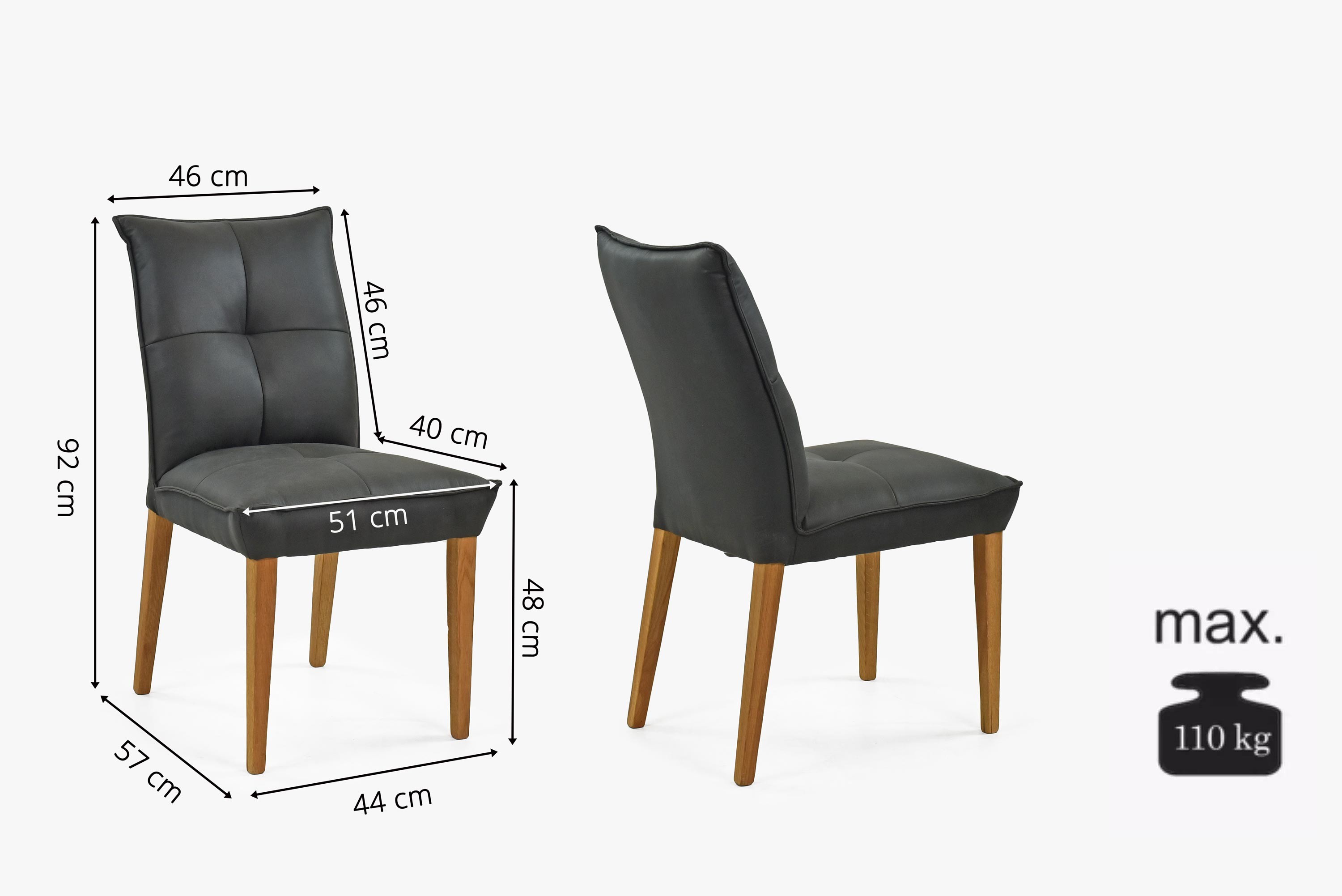 rozmery stoličky Riga