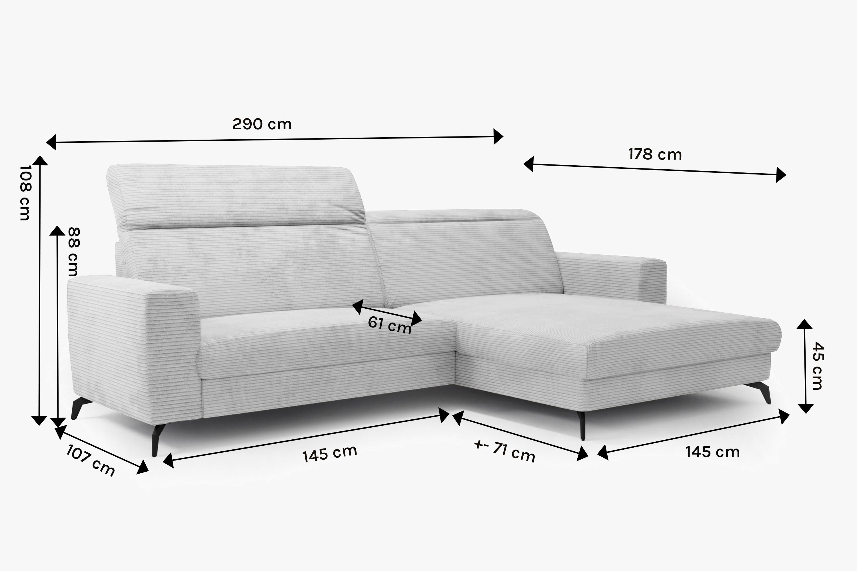 Sedačka boler rozmery