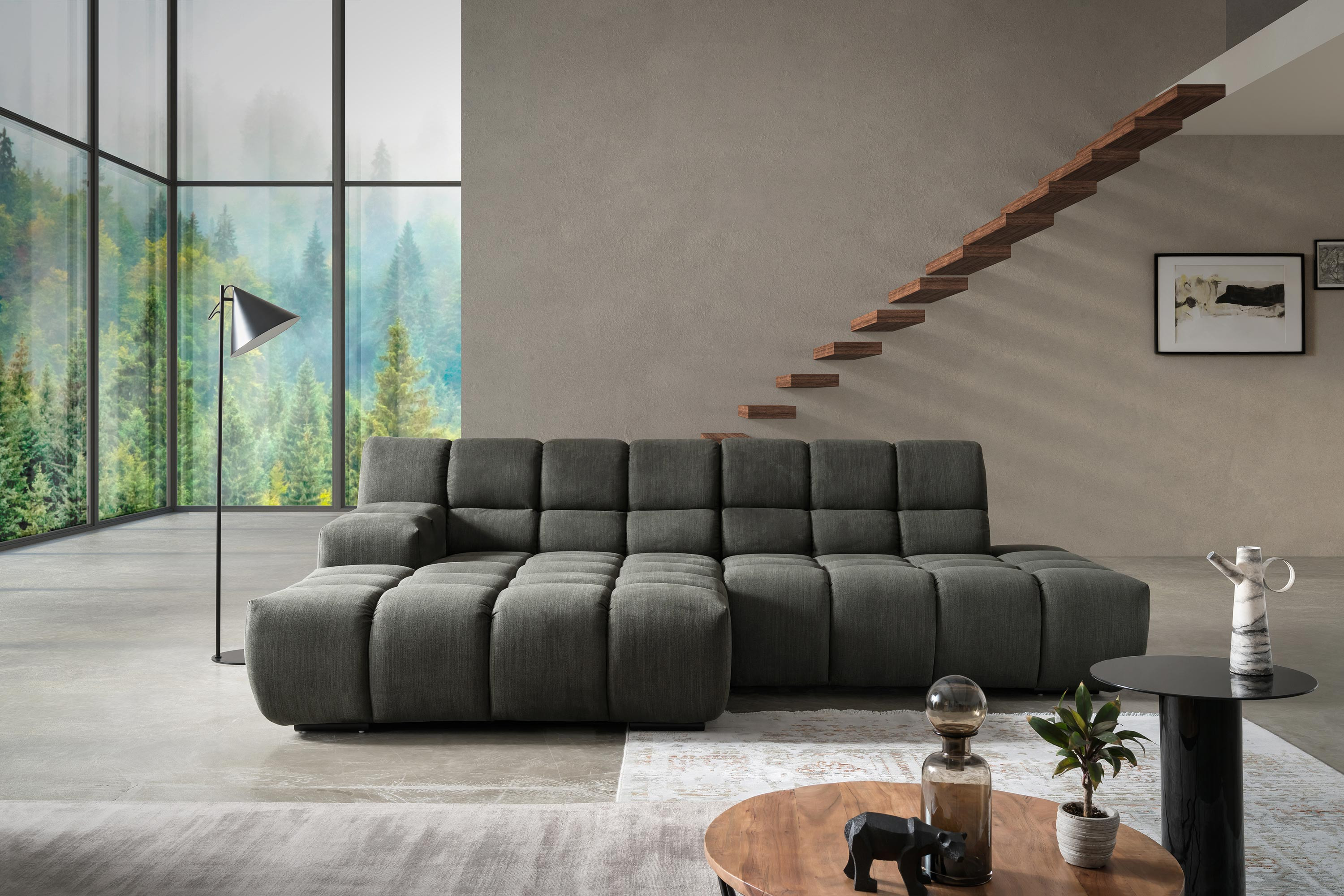 Moderne Ecksofa Ecke links - modular