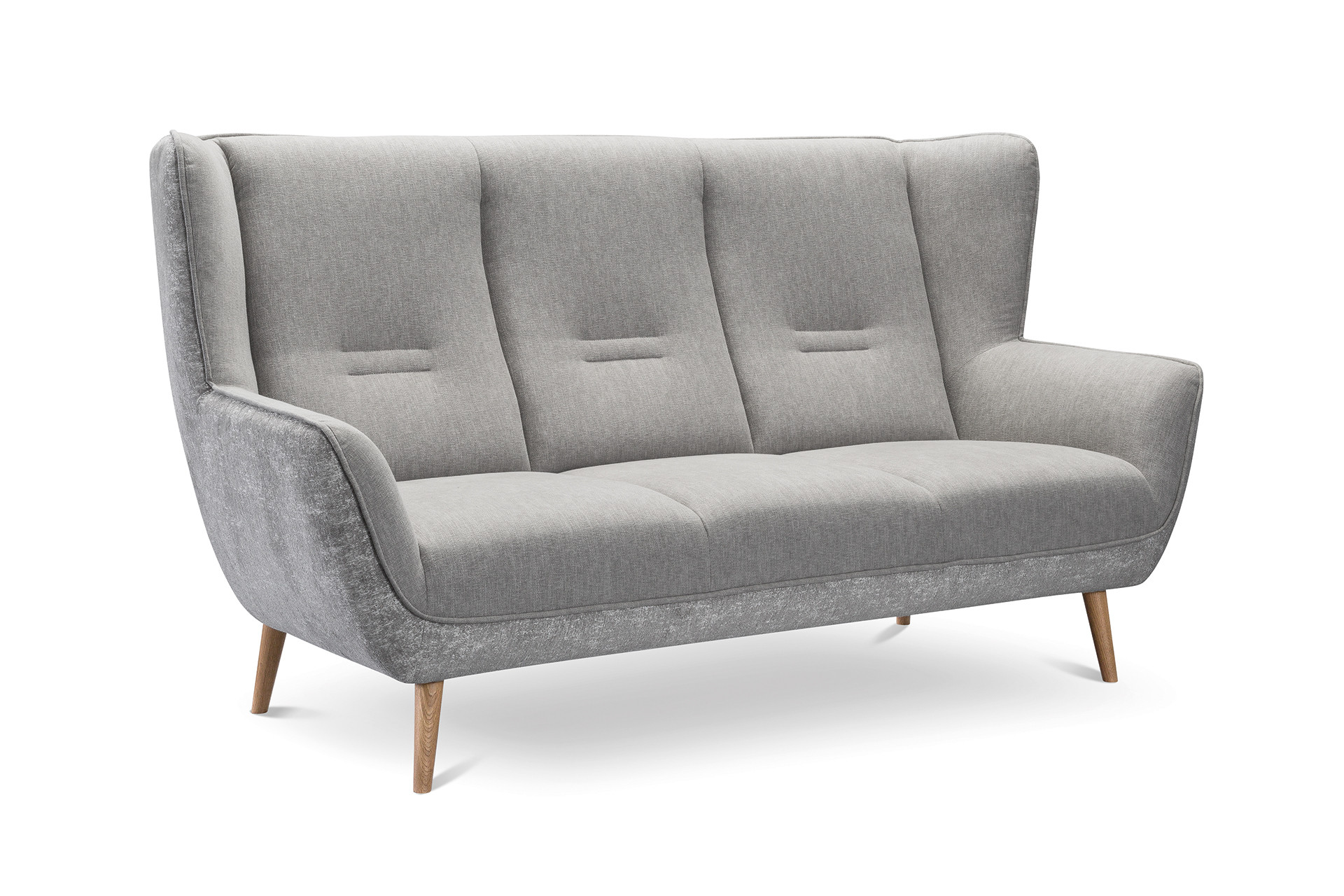 Sofa Dreisitzer auf Beinen im skandinavischen Stil