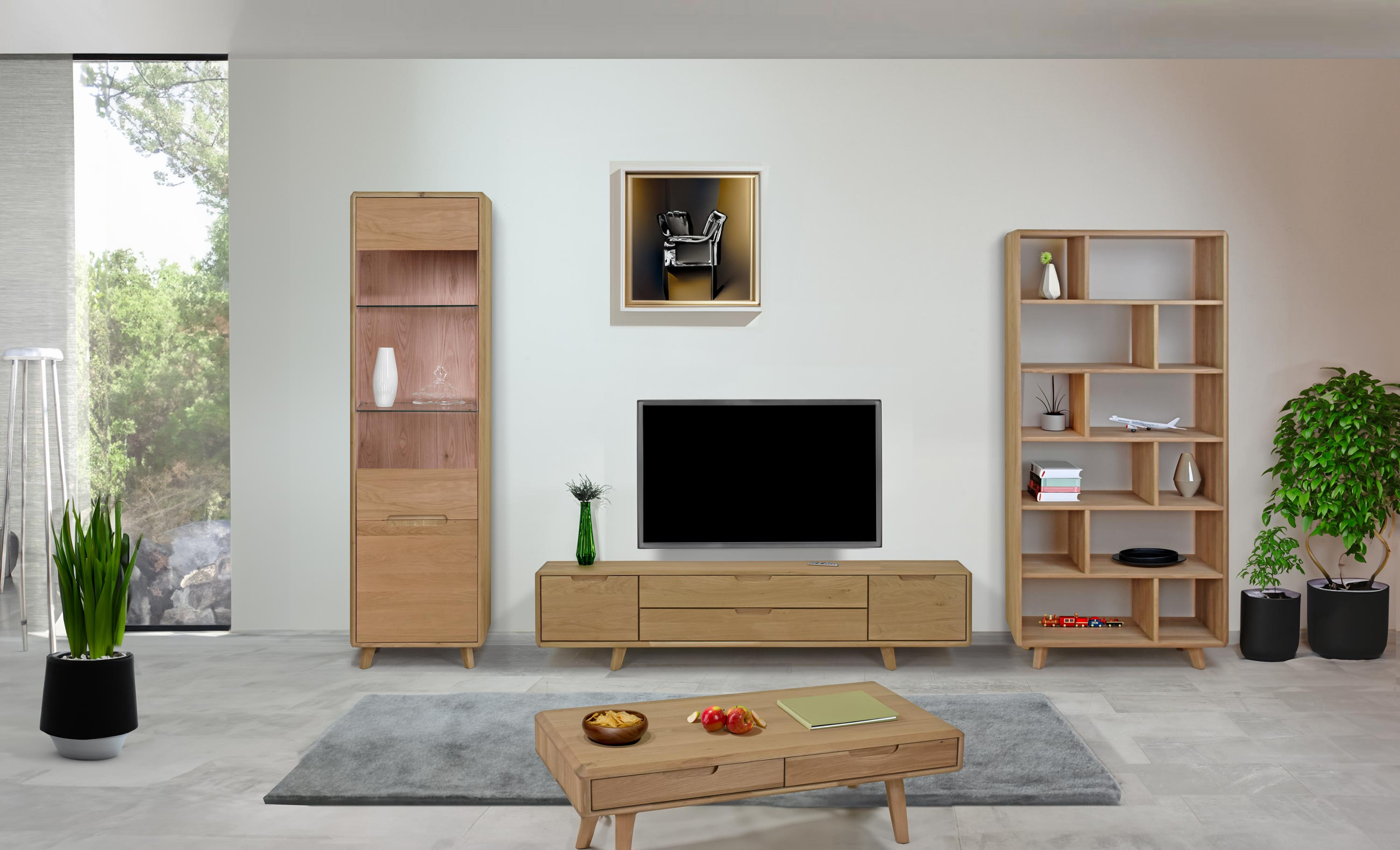 dubový nábytok do obývačky Bratislava